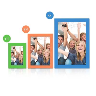 Metal Magnetic Picture Frame 10 Photos 4x6" Picture Frame For Home Decoration