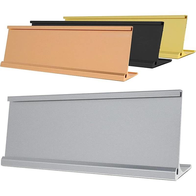 L Shape Name Plate Holder Tabletop Business Desk Name Sign Card Holders Price Tag Holders